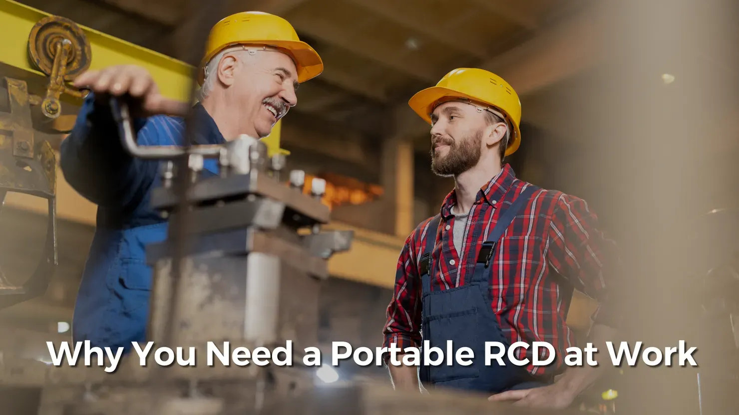 Why You Need a Portable RCD at Work