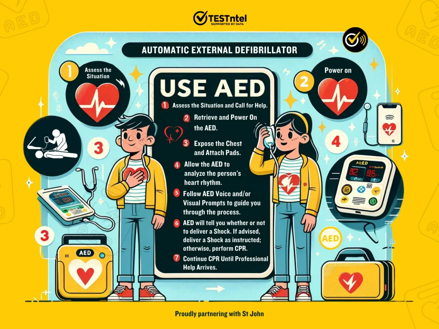 How to use AED